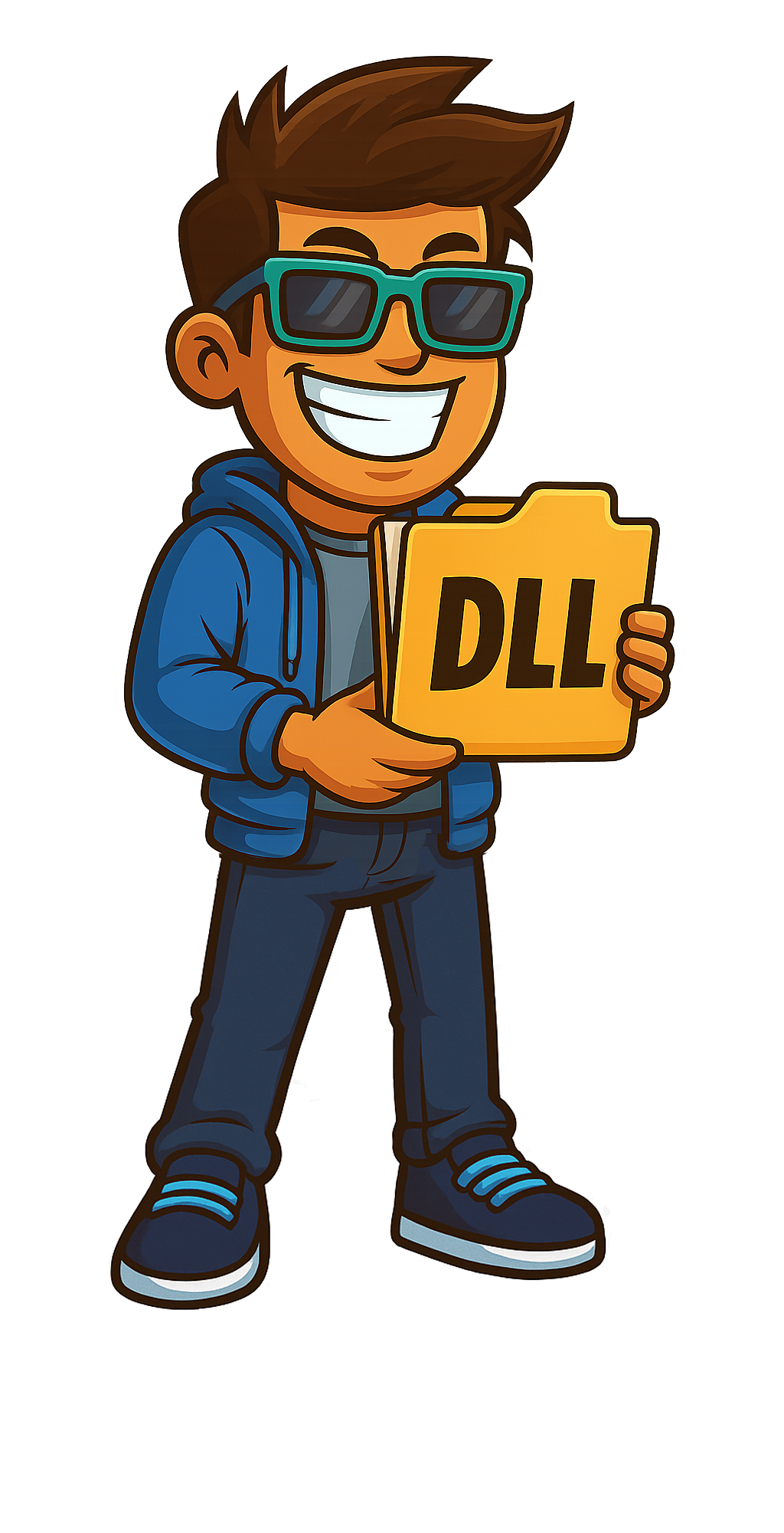 Dude Logic Labs file folder illustration